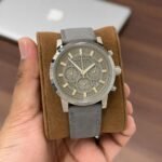 Luxury Formal Chronograph Men’s Watch – Grey Dial 43mm