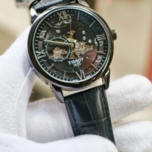 Classic Automatic Men's Watch – Sapphire Glass with Copper Bezel