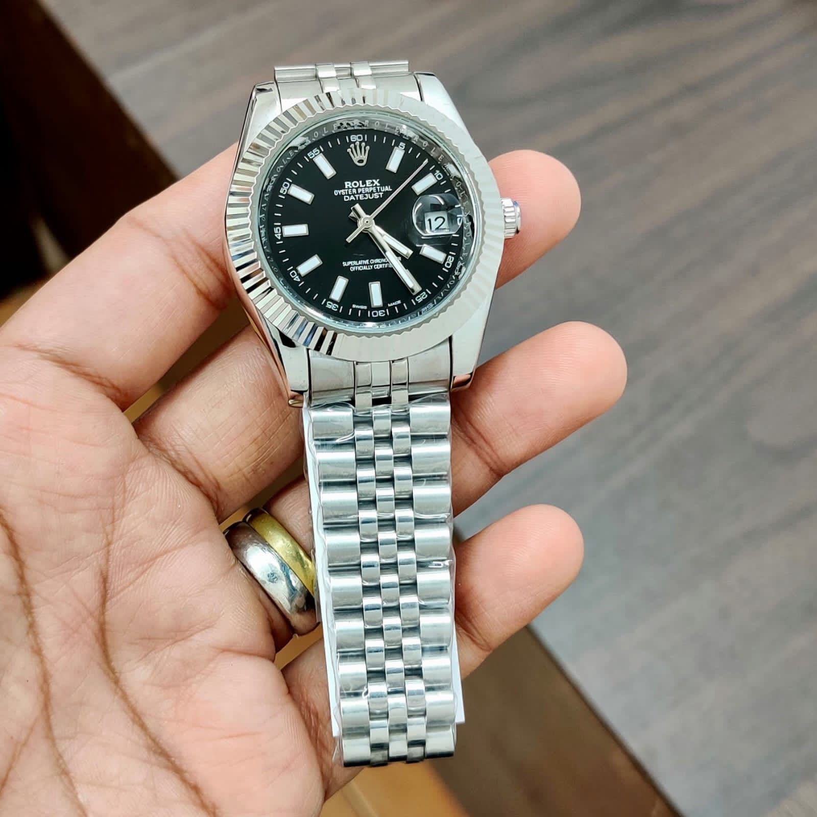 Premium Automatic DateJust Men's Watch – 41mm Steel Bezel