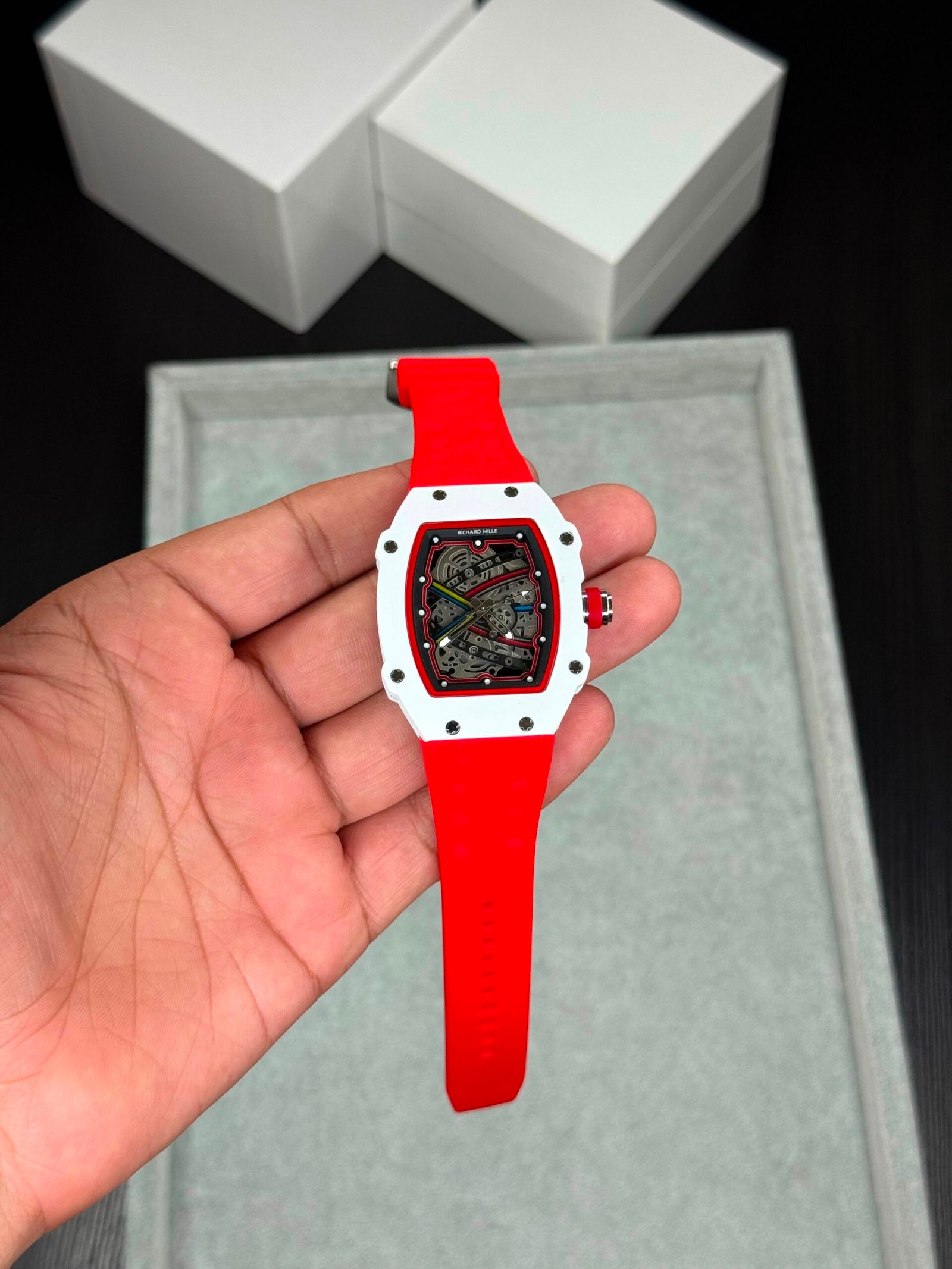 Premium Designer Sport Watch – High-Performance Velcro Strap Edition