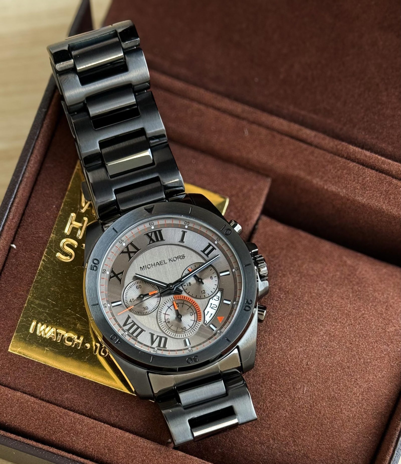 Men's Lexington Gunmetal Steel Watch – 44mm Slim Fit Edition