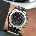 Royal Oak Chronograph Men’s Watch – 41mm Silver Steel Edition