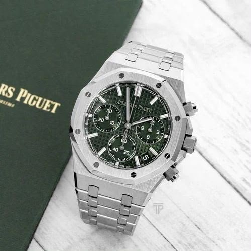 Royal Oak Chronograph Men's Watch – 41mm Silver Steel Edition