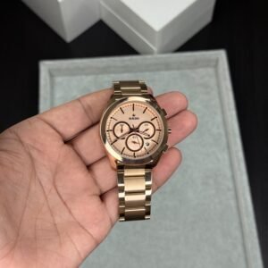Men's HyperChrome Chronograph Watch – Rose Gold Sapphire Edition
