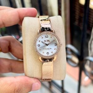 Rose Gold Delancey Women's Watch – Crystal Bezel 30mm