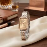 Elegant Square Dial Women's Watch – 26mm Stainless Steel Edition