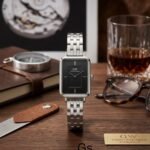 Elegant Square Dial Women’s Watch – 26mm Stainless Steel Edition