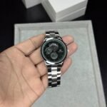 Men's Multifunction Chronograph Watch – Green Dial 42mm