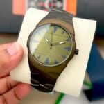 Men’s Luxury Gold Tone Chronograph – Stainless Steel 5 ATM Watch