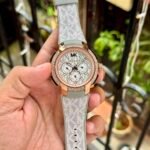Luxury Sidney Multi-Function Women’s Watch – Rose Gold Crystal Edition
