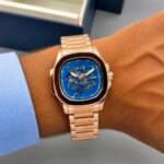 Premium Automatic Men’s Watch – Transparent Back Metal Edition