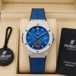 Men’s Designer Fiber Strap Watch – Precision Analog Date Edition