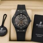 Men’s Designer Fiber Strap Watch – Precision Analog Date Edition