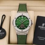 Men’s Designer Fiber Strap Watch – Precision Analog Date Edition