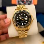 Premium GMT Men’s Watch – Heavy Stainless Steel Date Edition