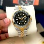 Premium GMT Men’s Watch – Heavy Stainless Steel Date Edition
