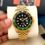 Premium GMT Men’s Watch – Heavy Stainless Steel Date Edition