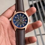 Modern Skeleton Automatic Men's Watch – 43mm Silicone Edition