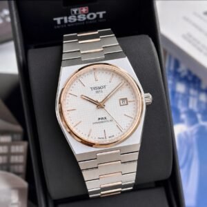 Slim PRX Automatic Men's Watch – 40mm White Textured Dial