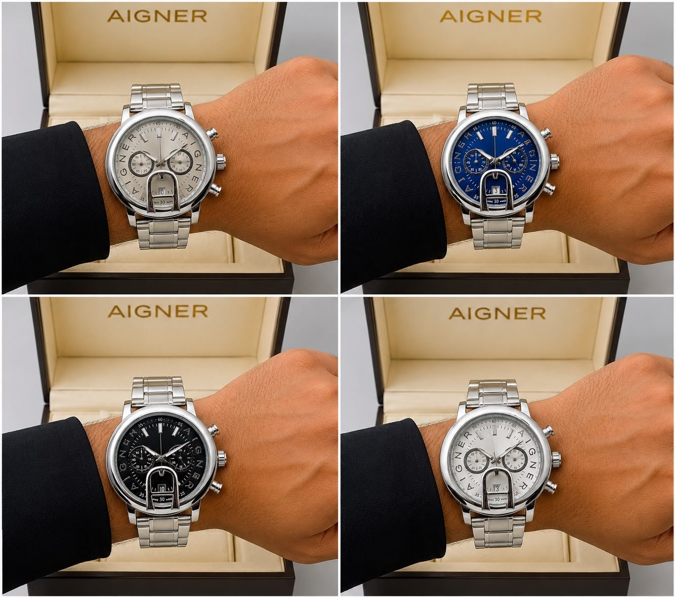 Premium Men's Quartz Watch – 12-Hour Date Edition
