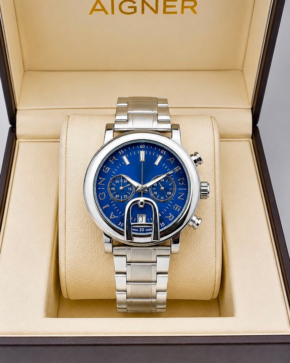 Premium Men's Quartz Watch – 12-Hour Date Edition