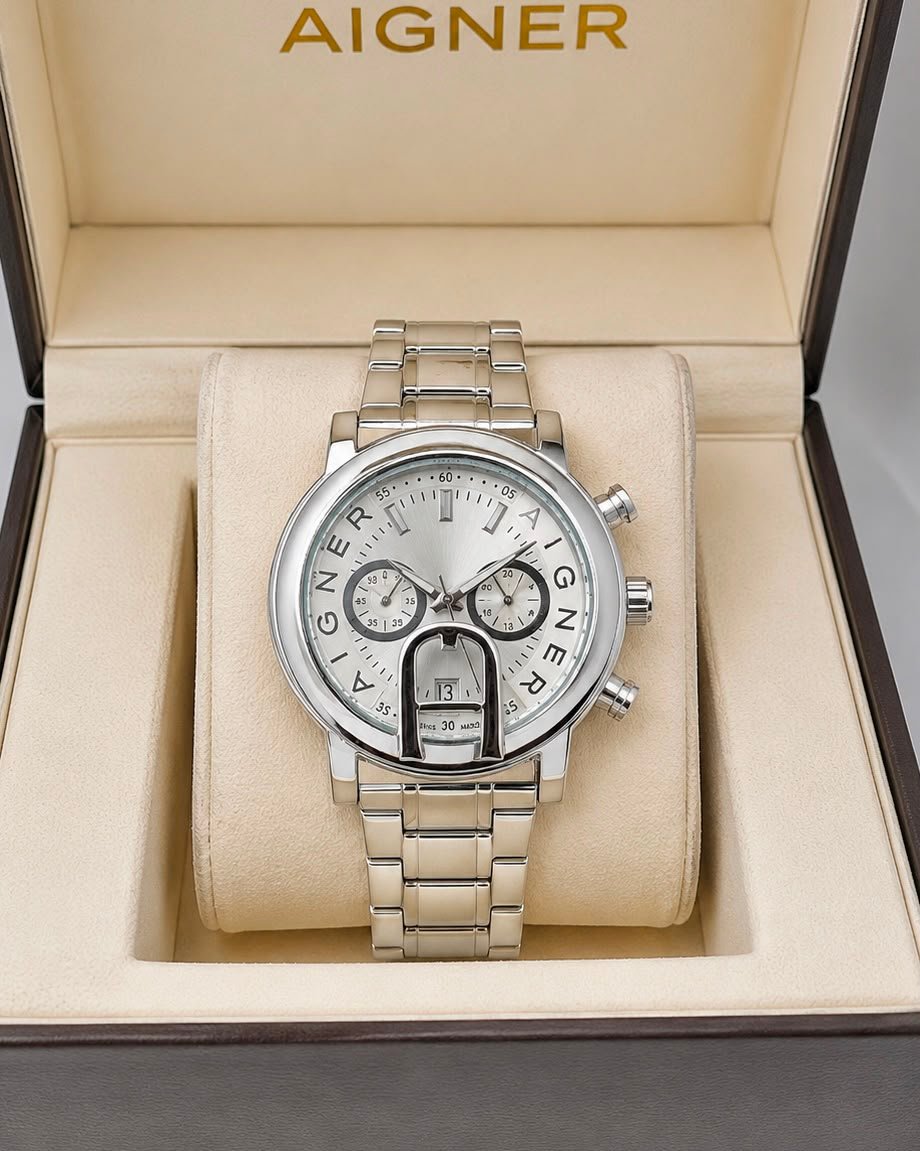 Premium Men's Quartz Watch – 12-Hour Date Edition
