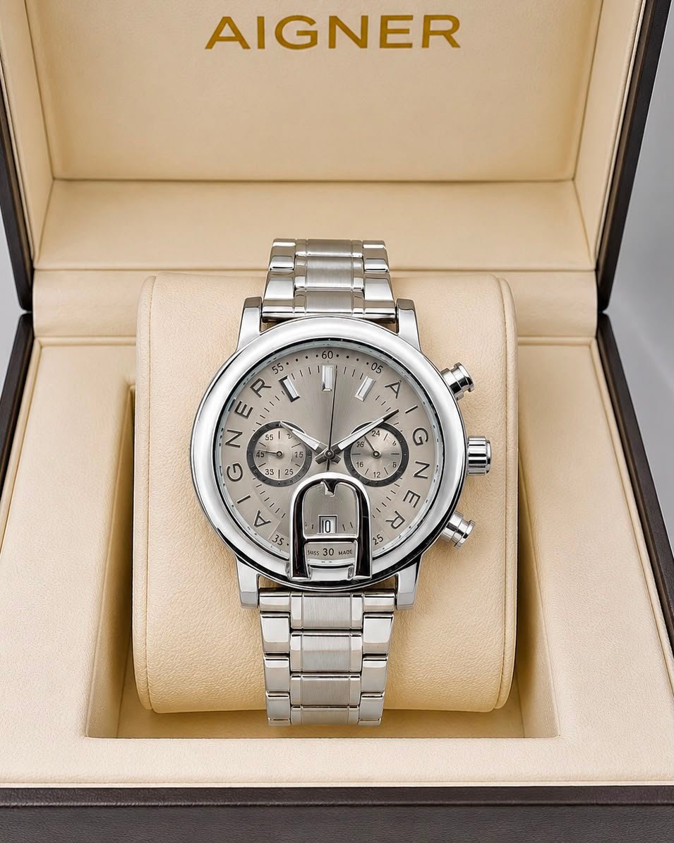 Premium Men's Quartz Watch – 12-Hour Date Edition