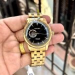 Presage Open Heart Automatic Men’s Watch – Sunburst Green 43mm