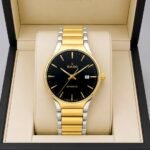 Premium Men’s Quartz Watch – Stainless Steel Date Edition