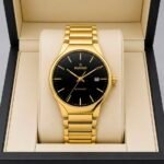 Premium Men’s Quartz Watch – Stainless Steel Date Edition