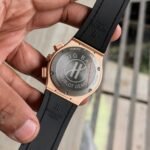 Premium Big Bang Chronograph Men’s Watch – Steel & Silicone Edition