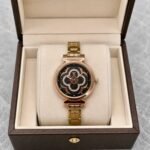 Limelight Gala Rose Gold Women’s Watch – Slim Fit Black Dial