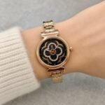 Limelight Gala Rose Gold Women’s Watch – Slim Fit Black Dial
