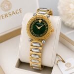 Luxury Greek Key Women’s Watch – Gold Stainless Steel 36mm