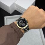 Men’s Multifunction Chronograph Watch – Green Dial 42mm