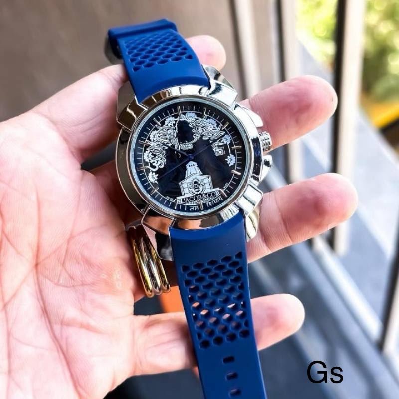Epic X Rudra Edition Men's Watch – Sky Blue Silicone & Sapphire Glass