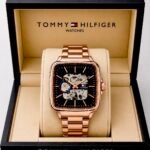 Men’s Premium Automatic Watch – Transparent Back Metal Edition