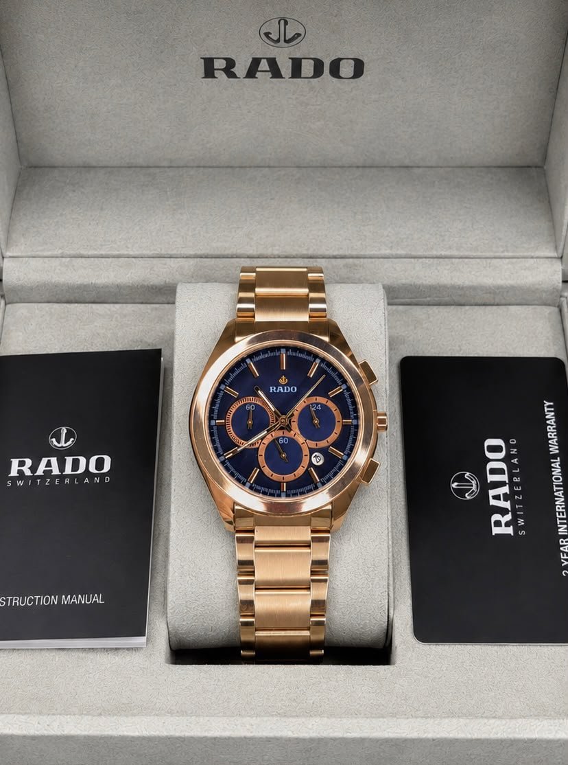 Men’s HyperChrome Chronograph Watch – Rose Gold Sapphire Edition