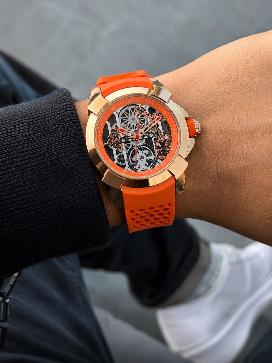 Epic X Ram Mandir Edition Men's Watch – Premium Fiber Rubber Strap
