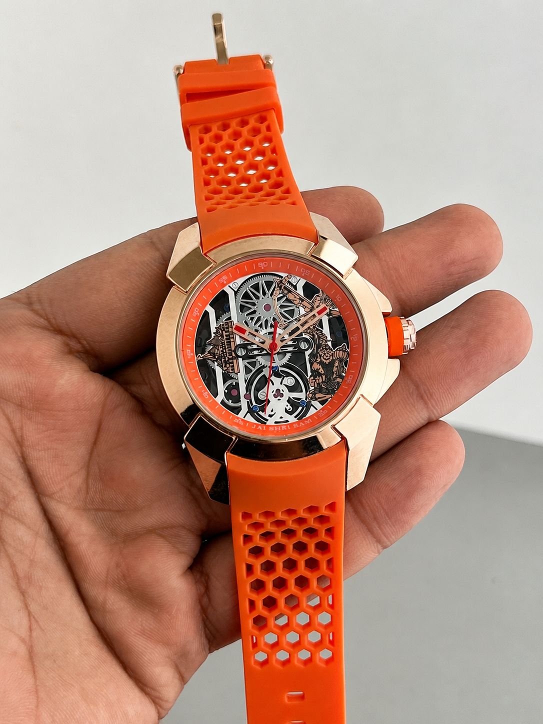 Epic X Ram Mandir Edition Men's Watch – Premium Fiber Rubber Strap