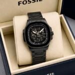 Premium Automatic Men’s Watch – Transparent Back Metal Edition
