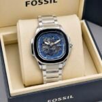 Premium Automatic Men’s Watch – Transparent Back Metal Edition