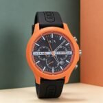 Modern Chronograph Men’s Watch – Adjustable Silicone Strap Edition