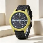 Modern Chronograph Men’s Watch – Adjustable Silicone Strap Edition