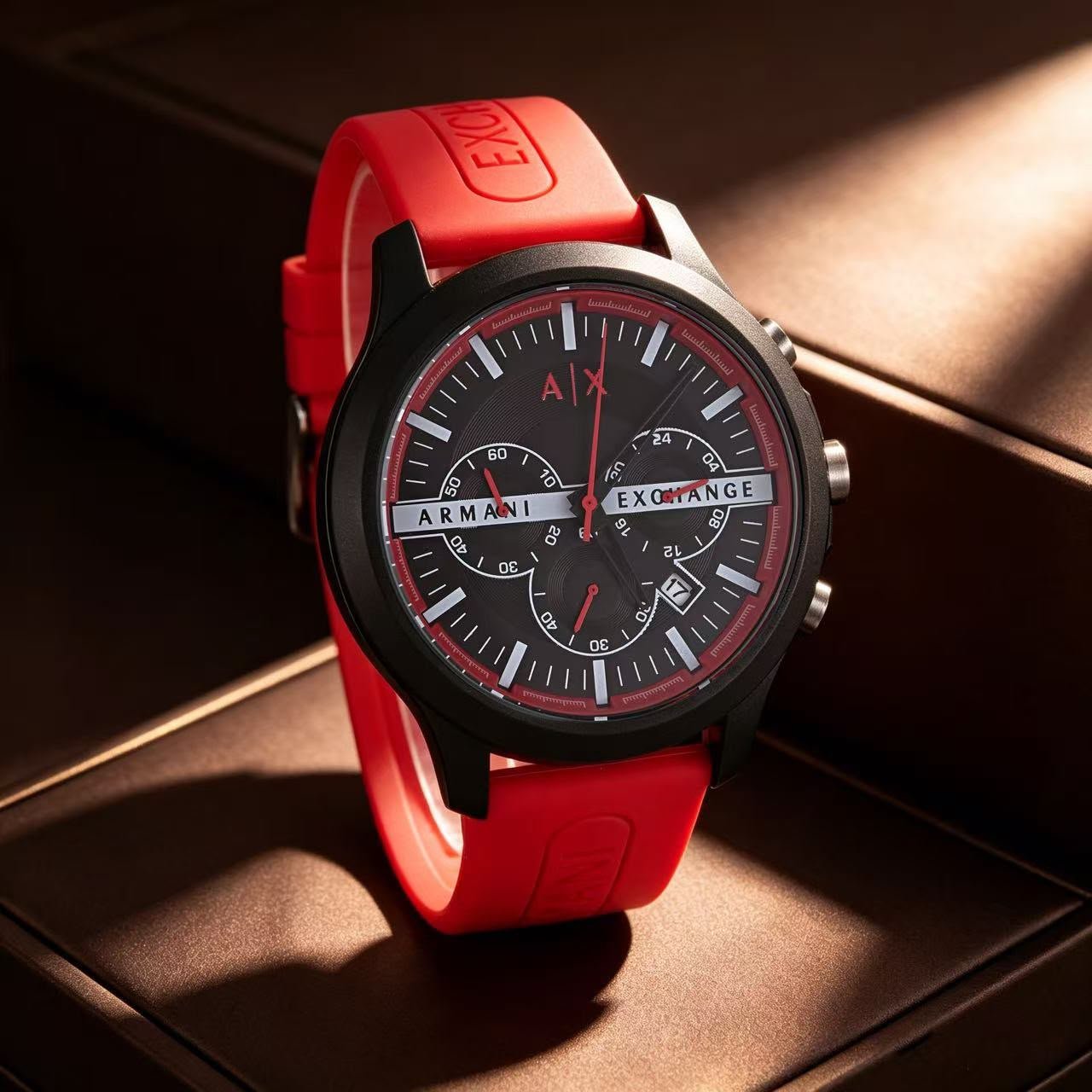 Modern Chronograph Men's Watch – Adjustable Silicone Strap Edition