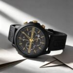 Modern Chronograph Men’s Watch – Adjustable Silicone Strap Edition