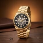 Open Heart Automatic Men’s Watch – Green Dial 42mm Steel Edition