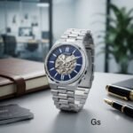 Open Heart Automatic Men’s Watch – Green Dial 42mm Steel Edition