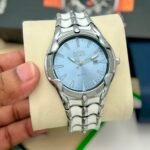Luxury Gold Tone Men’s Watch – Stainless Steel 5 ATM Date Edition