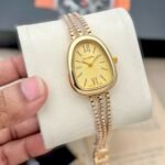 Luxury Oval Bracelet Women’s Watch – Premium Sunburst Dial Edition